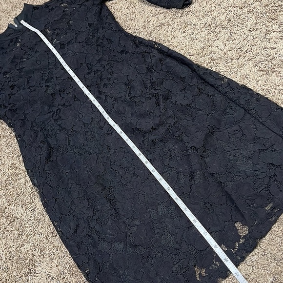 Paper Dolls Women's High Neck Midi Lace Dress with Double Frill Sleeve Size 8 - Picture 8 of 10